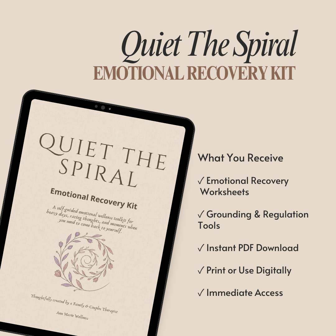Quiet The Spiral — Emotional Recovery Kit